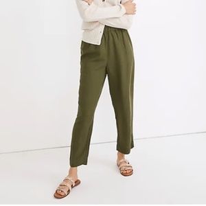 Madewell Tapered Huston Pull-On Crop Pants